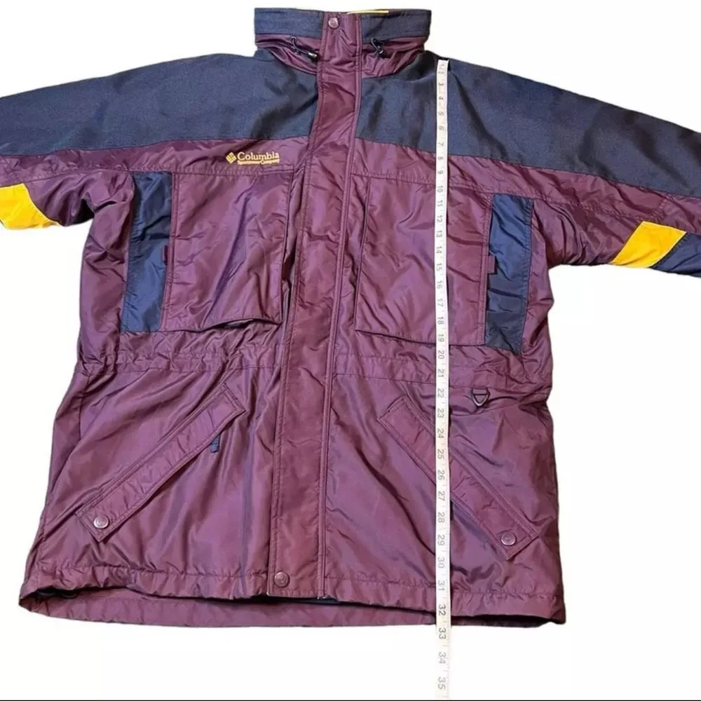 Columbia Men’s 3-in-1 Ski Jacket West Ridge Snowboard Coat 90s Vintage Liner